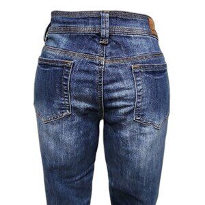 Dollhouse cropped straight jeans